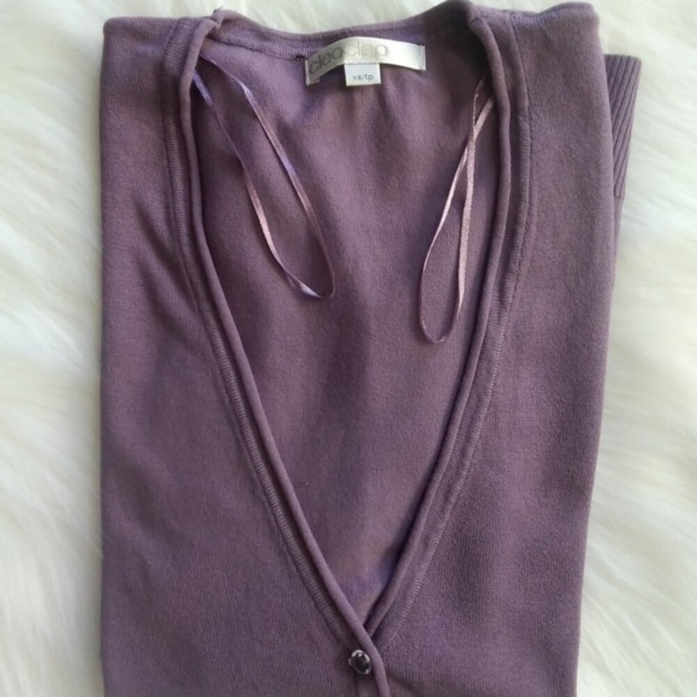 CLEO Cardigan S Mauve - Picture 8 of 12
